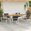 vidaXL Garten-Ess-Set 7 pcs Massives Akazienholz