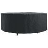 vidaXL M&ouml;belbezug 244 x 244 x 85 cm 210D Oxford Stoff Rund Wasserdicht