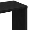 vidaXL Wandregal Schwarze Eiche 36 x 16 x 90 cm Holzwerkstoff