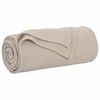 vidaXL &Uuml;berwurfdecke Beige 270 x 240 cm Fleece