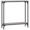 vidaXL Konsolentisch Grau Sonoma 75x22,5x75 cm Holzwerkstoff
