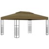 vidaXL Pavillon 3x4 m Taupe 180 g/m&sup2;