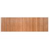 vidaXL Teppich Rechteckig Natur 60x200 cm Bambus