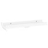 vidaXL Wandregale 4 Stk. Hochglanz-Wei&szlig; 40x9x3 cm