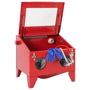vidaXL Sandstrahlkabine 150 l, 125 PSI Kaltgewalzter Stahl