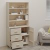 vidaXL Highboard HAMAR Massivholz Kiefer Honigbraun