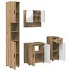 vidaXL Badezimmerm&ouml;bel-Set 4 Stk. Artisan-Eiche 61 x 35 x 64 cm