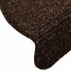 vidaXL Stufenmatten Selbstklebend 20 Stk. 65x21x4 cm Braun Halbrund Gro&szlig;