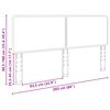 vidaXL Kopfteil Sonoma-Eiche 200 cm Holzwerkstoff