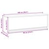 vidaXL Arbeitsschrankset mit Speicher 10 pcs Rot
