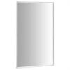 vidaXL Spiegel Silbern 80x60 cm