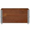 vidaXL Pflanzkasten Braun 80x60 cm Massivholz Kiefer