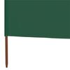vidaXL 5-teiliges Windschutzgewebe 600 x 160 cm Gr&uuml;n