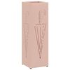 vidaXL Sonnenschirmhalter mit Speicher Rosa 15,5 x 15,5 x 49 cm Metall