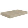 vidaXL Schwebende Wandregale 2 Stk. Eichefarben 40x23x3,8cm MDF