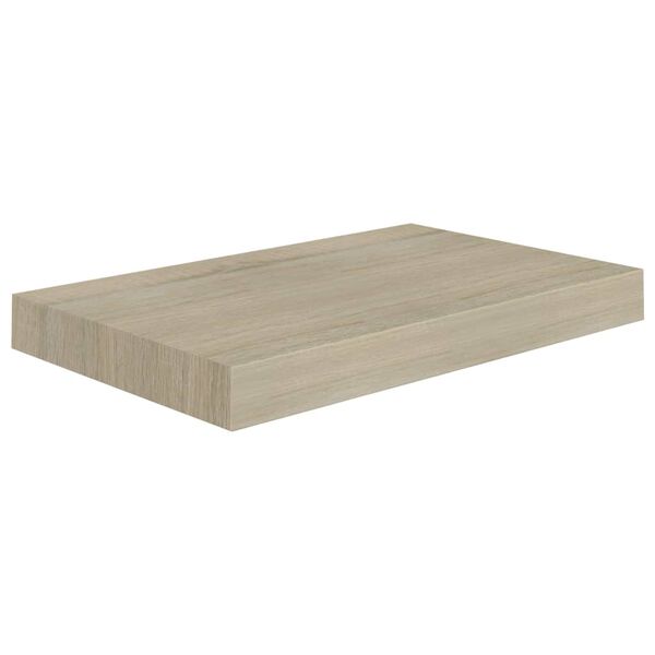 vidaXL Schwebende Wandregale 2 Stk. Eichefarben 40x23x3,8cm MDF