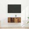 vidaXL TV-Wandschrank 2 pcs Altholz 60 x 31 x 29,5 cm Holzwerkstoff