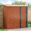 vidaXL Gartenh&uuml;tten Braun 203 x 85,5 x 200 cm Metall