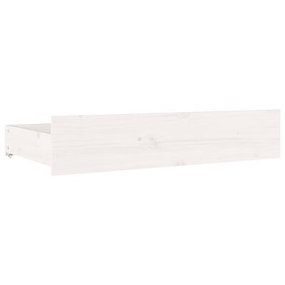 vidaXL Bett mit Schubladen Weiß 120x190 cm