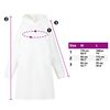 vidaXL Decken-Hoodie Wei&szlig; L Fleece und Flanell