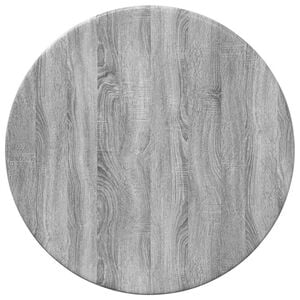 vidaXL Tischplatte &Oslash; 30 x 1,5 cm Rund Holzwerkstoff Sonoma-Grau