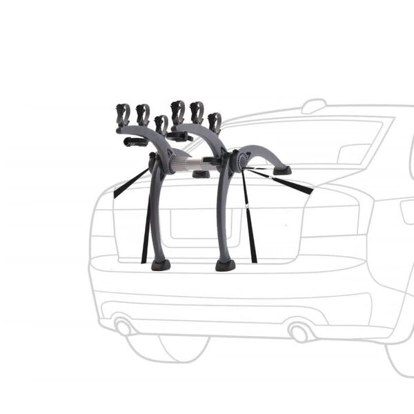 Saris Auto-Heckträger für 2 Fahrräder Bones Schwarz