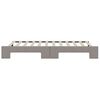 vidaXL Tagesbett Ausziehbar Taupe 90x200 cm Stoff