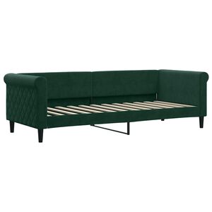 vidaXL Tagesbett Dunkelgr&uuml;n 80x200 cm Samt