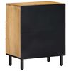 vidaXL Nachttisch Braun 50x33x60 cm Massivholz Mango