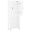 vidaXL Highboard Wei&szlig; 69,5x34x180 cm Holzwerkstoff