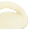 vidaXL Barhocker 2 Stk. Creme Kunstleder