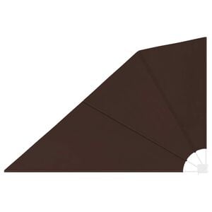 vidaXL Balkon Sichtschutz 160 x 240 cm Polyester Unregelm&auml;&szlig;ig Braun