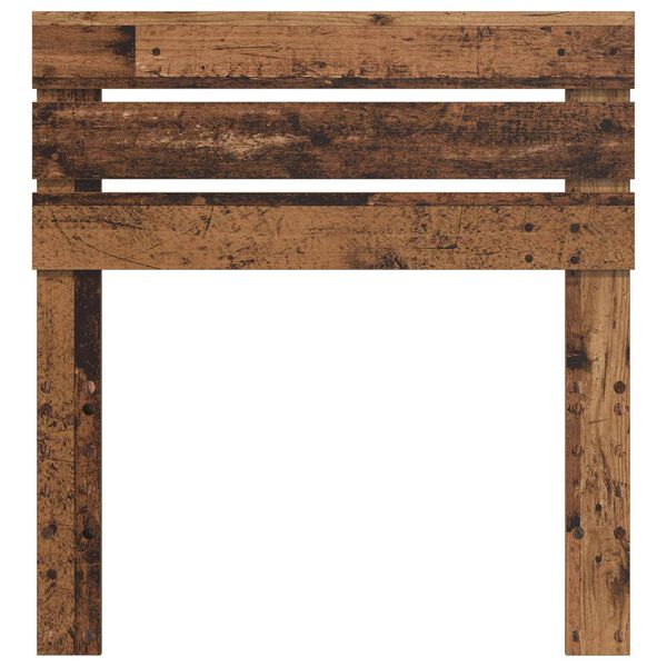 vidaXL Kopfteil mit Kopfteil Altholz 75 cm Holzwerkstoff