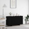 vidaXL Sideboard Schwarz Eichen-Optik 135 x 41 x 75 cm Holzwerkstoff