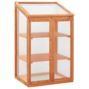 vidaXL Gew&auml;chshaus 60x45x100 cm Tannenholz
