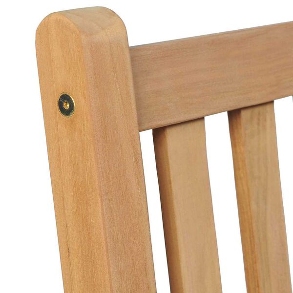 vidaXL Gartenst&uuml;hle 2 Stk. mit Hellgr&uuml;nen Kissen Massivholz Teak
