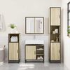 vidaXL Badezimmer-Waschbeckenschrank Sonoma-Eiche 65 x 33 x 60 cm Holzwerkstoff