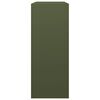 vidaXL Brennholzregal Gr&uuml;n 100x40x100 cm Stahl
