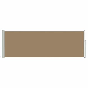 vidaXL Ausziehbare Seitenmarkise 500 x 100 cm Polyester Rechteckig