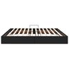 vidaXL Aufbewahrungsbett mit Matratze Schwarz 200 x 200 cm Kunstleder