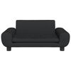 vidaXL Kindersofa Schwarz 70x45x33 cm Samt