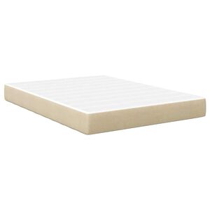 vidaXL Bettmatratze mit Matratze Salbei 140 x 200 cm Stoff