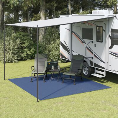 vidaXL Campingteppich Blau 3x3 m