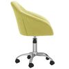 vidaXL Esszimmerstuhl Drehbar Gr&uuml;n Stoff
