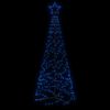 vidaXL LED-Weihnachtsbaum Kegelform Blau 200 LEDs 70x180 cm