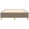 vidaXL Boxspringbettgestell Taupe 140x200 cm Stoff