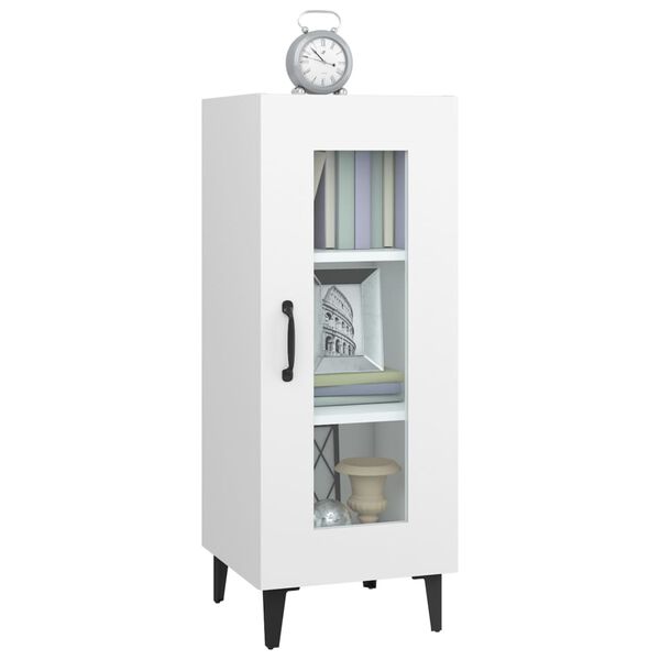 vidaXL Sideboard Weiß 34,5x34x90 cm Holzwerkstoff