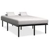 vidaXL Bettgestell Schwarz Metall 200&times;200 cm