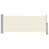 vidaXL Ausziehbare Seitenmarkise 100 x 300 cm Creme