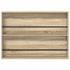 vidaXL Magazinregal 2 pcs Sonoma-Eiche 100 x 12 x 70 cm Holzwerkstoff